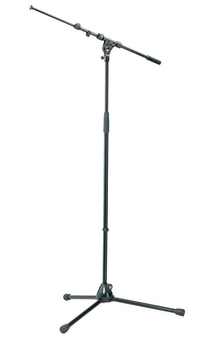 K&M 210/9 Compact Tele-Boom Mic Stand - Black