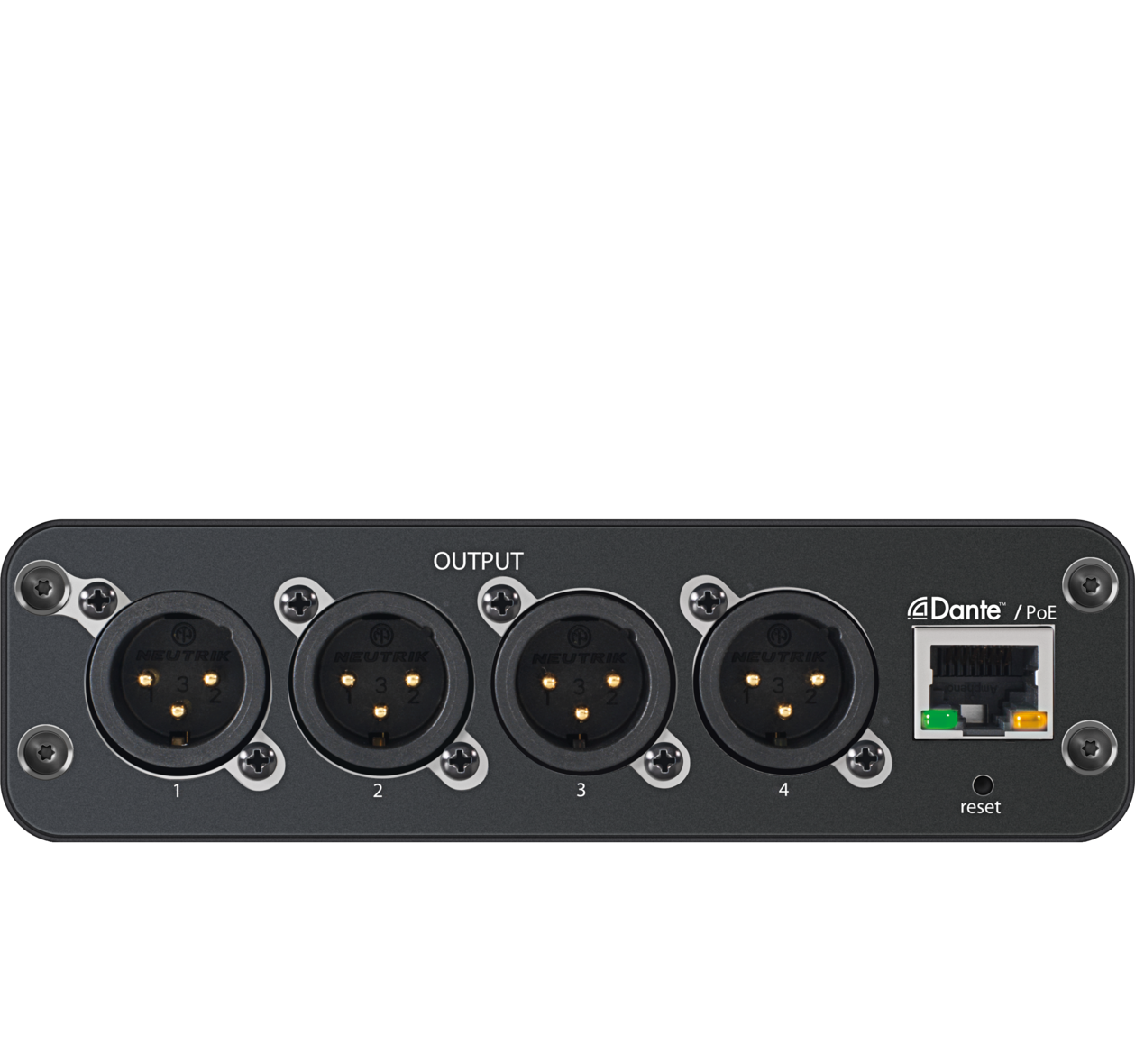 Shure ANI4OUT Dante Audio Network Interface 4x XLR