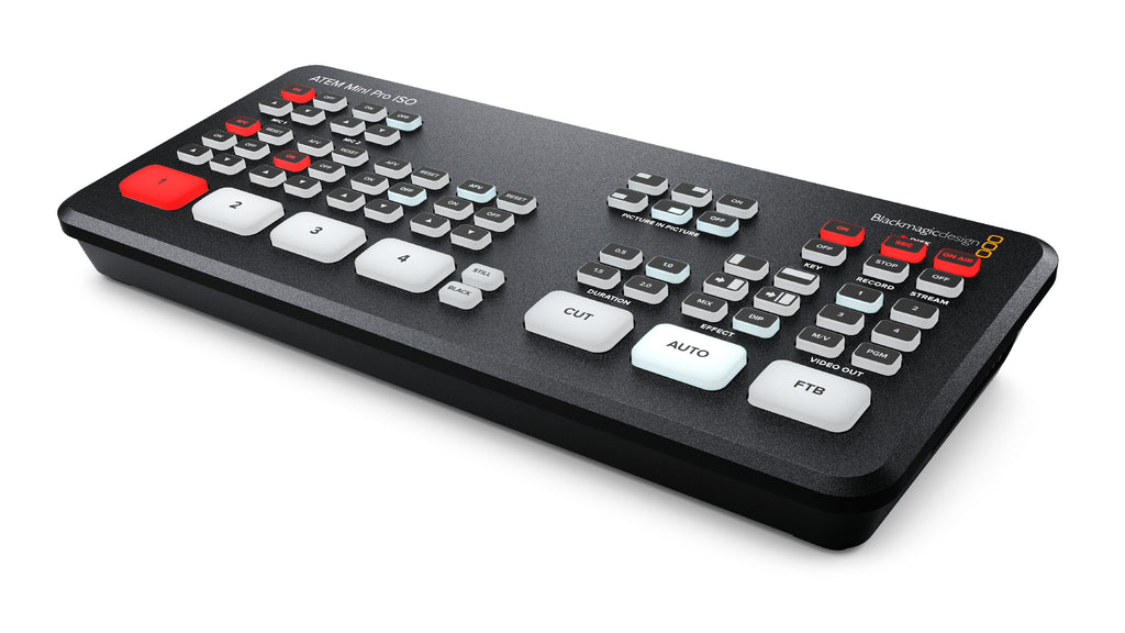Blackmagic Design ATEM Mini Pro ISO Switcher, Streamer Multi Recorder