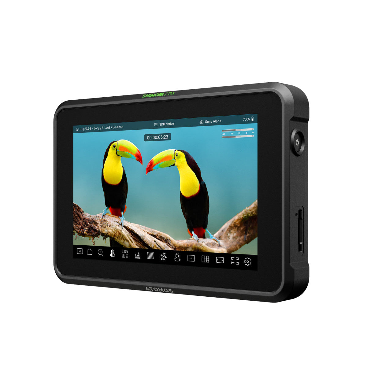 Atomos Shinobi 7 RX 7in Monitor & Receiver w/ Camera Control