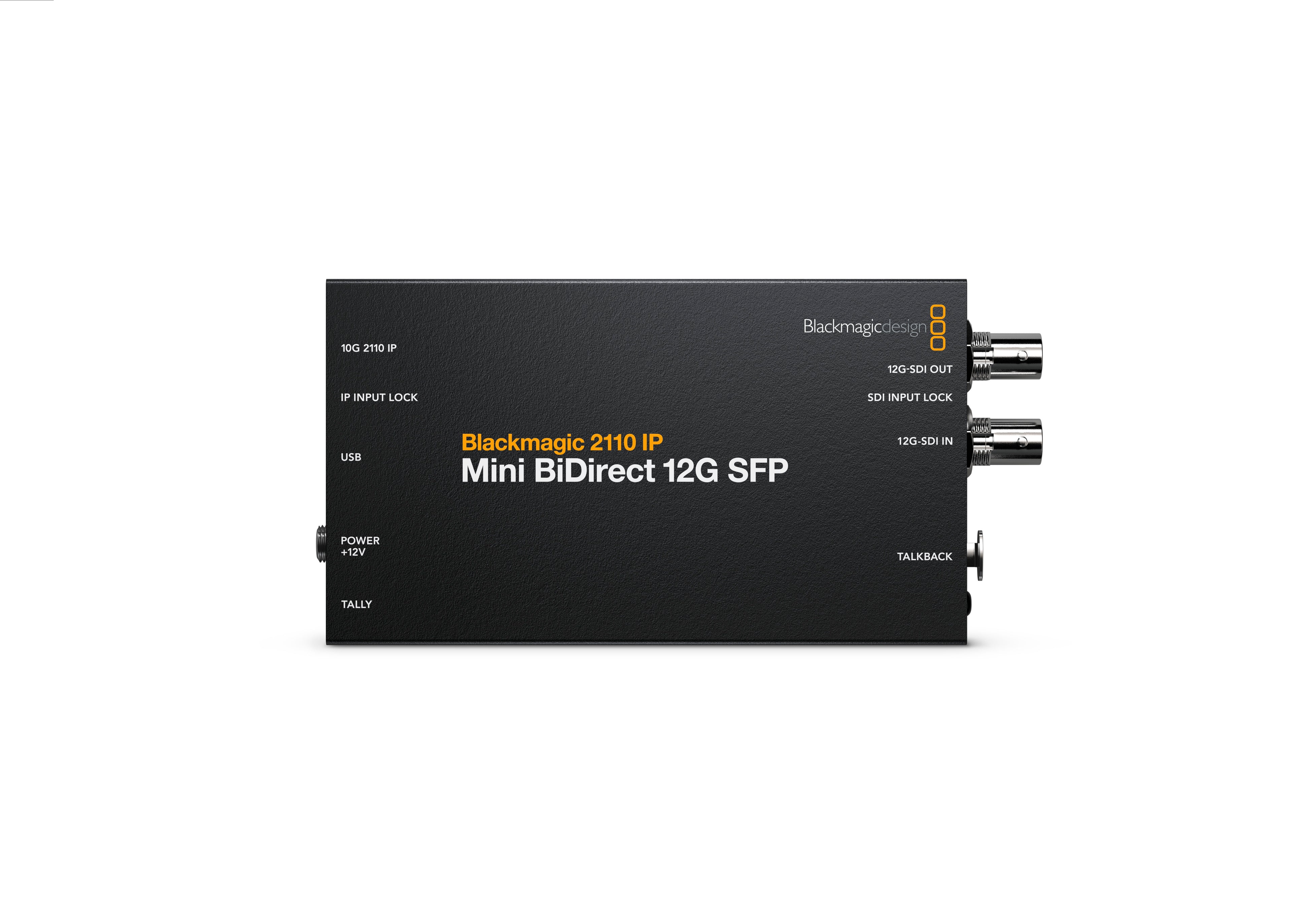 Blackmagic Design 2110 IP Mini BiDirect 12G SFP Converter