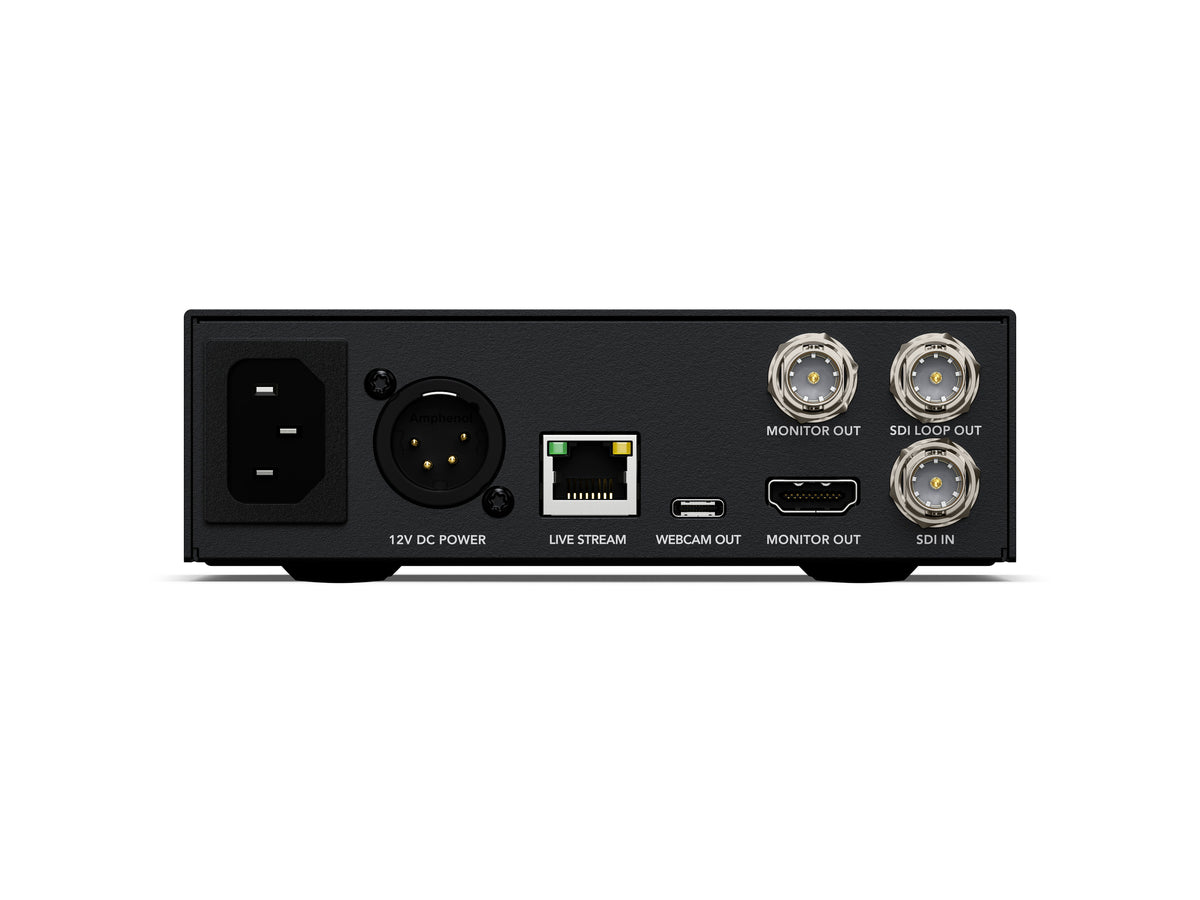 Web Stream Encoder Blackmagic Design Streaming Encoder (Web Presenter) 4K – Broadcast Shop