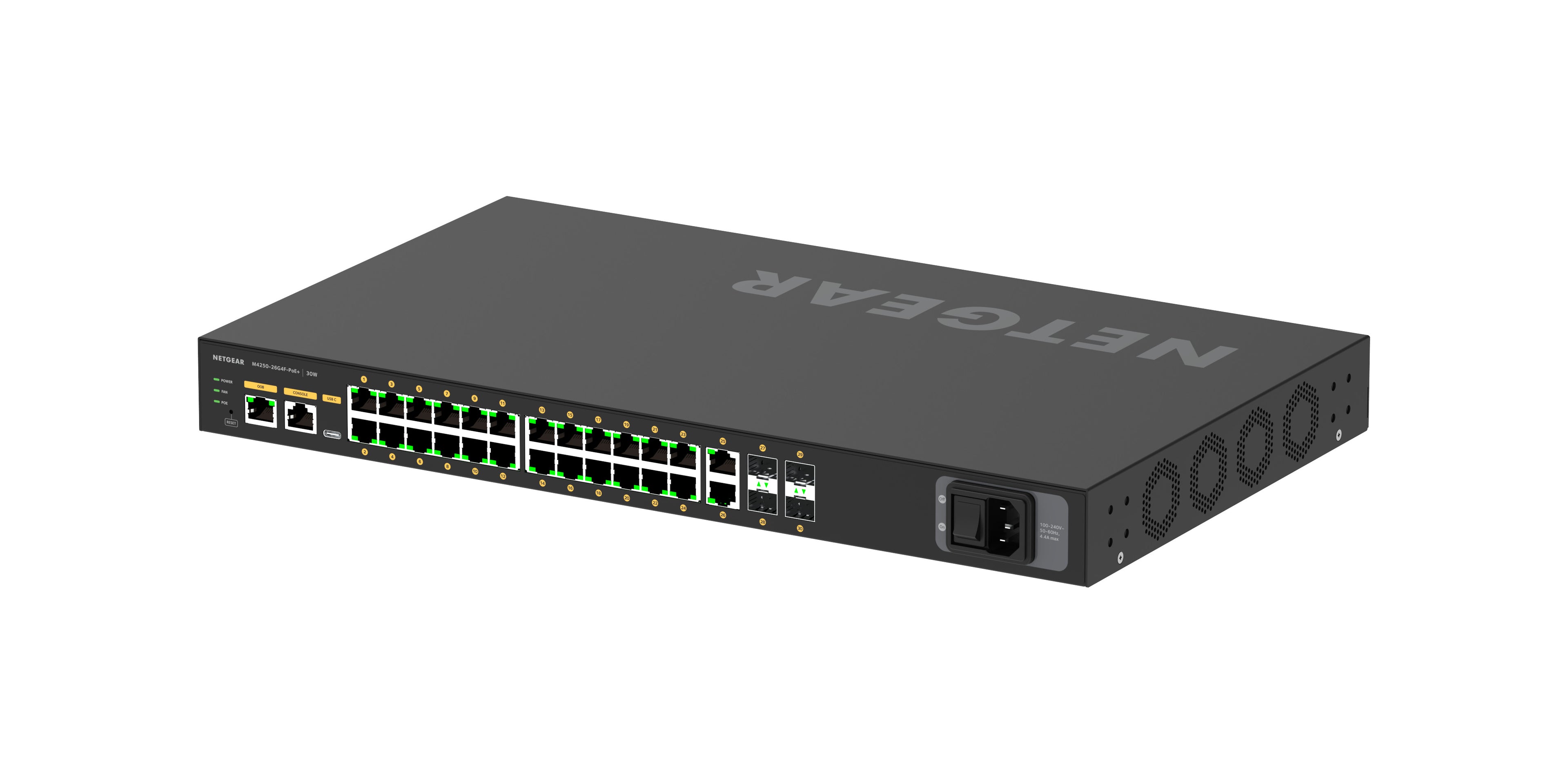 Netgear M4250-26G4F-POE+ 24x1G Managed Switch