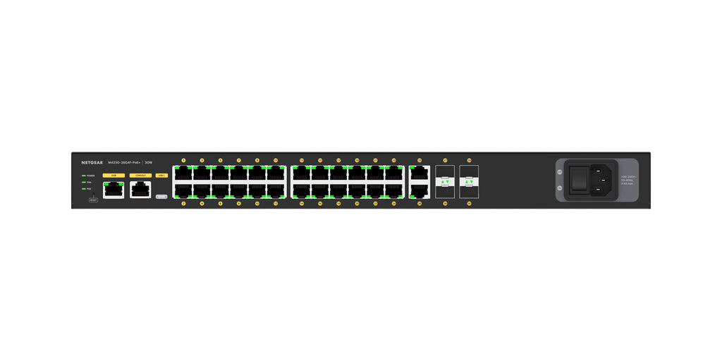 Netgear M4250-26G4F-POE+ 24x1G Managed Switch