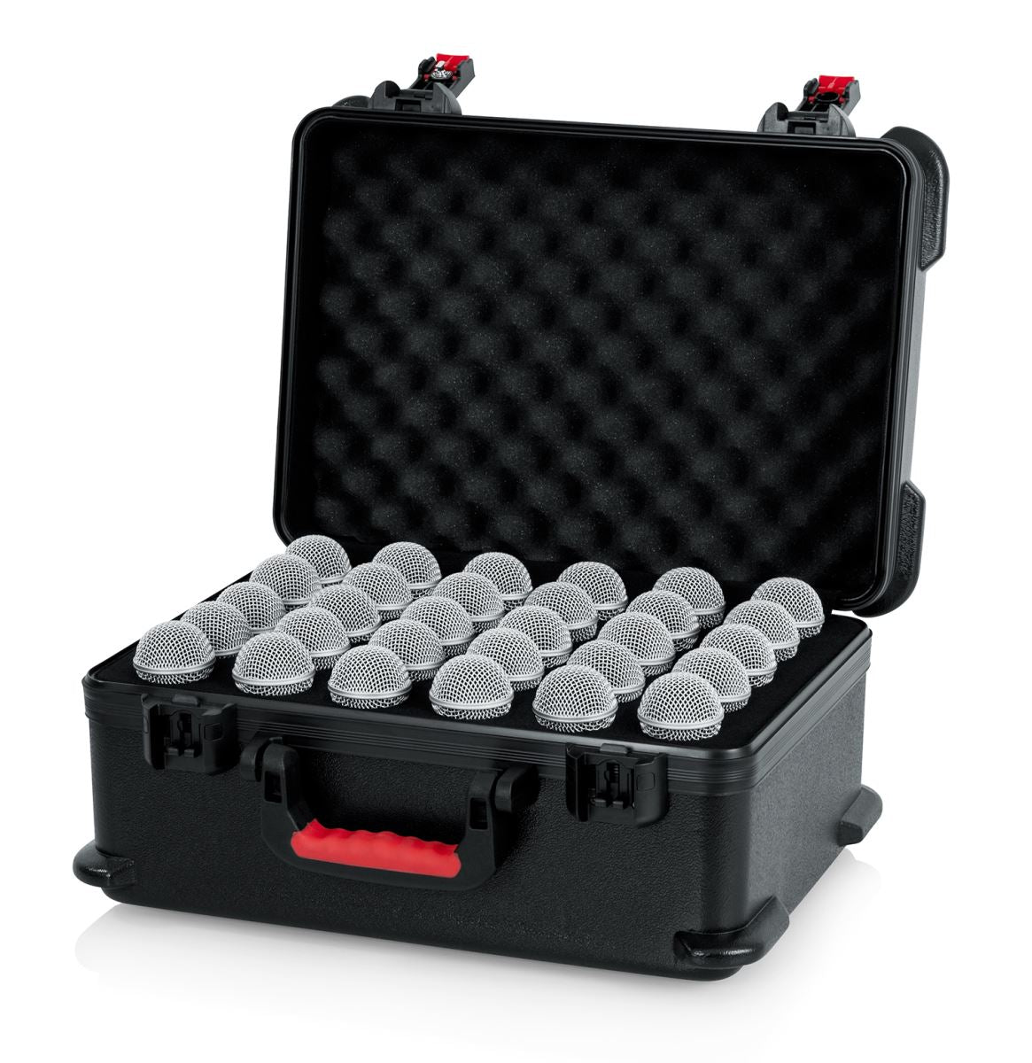 Gator GTSA-MIC30 Molded Case w/ Drops for 30 Mics