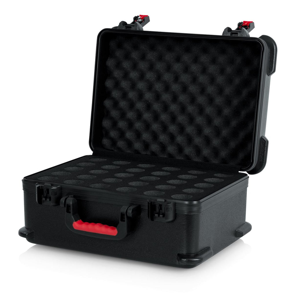 Gator GTSA-MIC30 Molded Case w/ Drops for 30 Mics