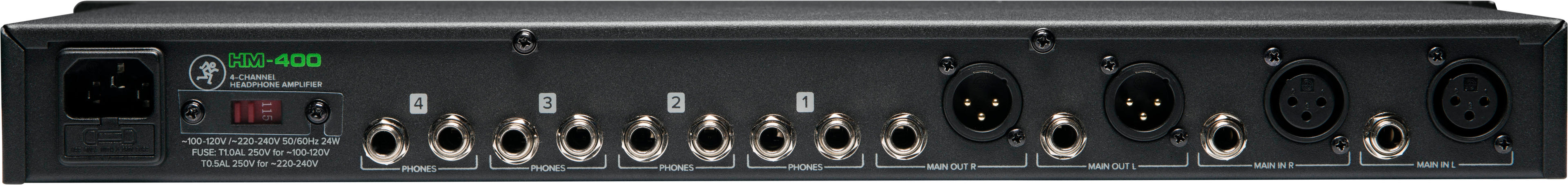 Mackie HM-400 4-Channel Headphone Amplifier