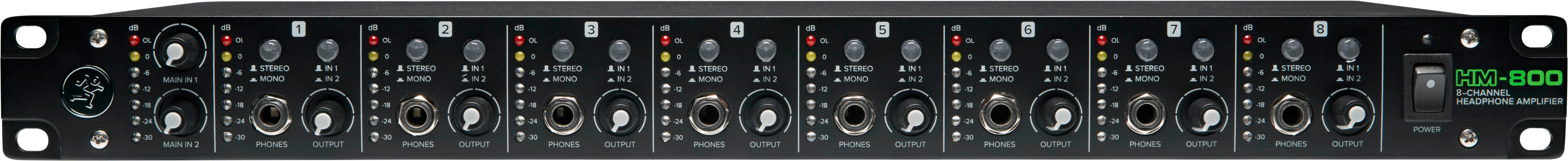 Mackie HM-800 8-Channel Headphone Amplifier