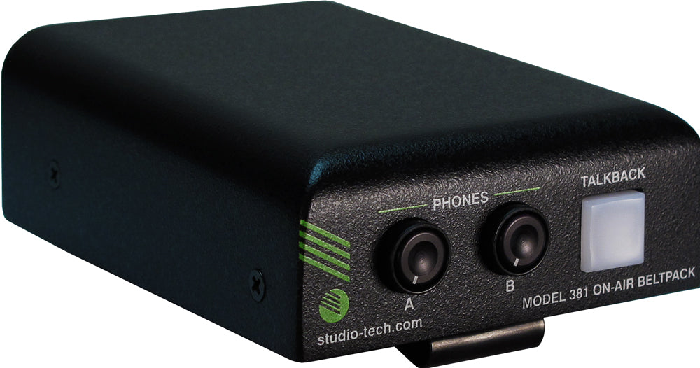 Studio Technologies Model 381 On-Air Beltpack