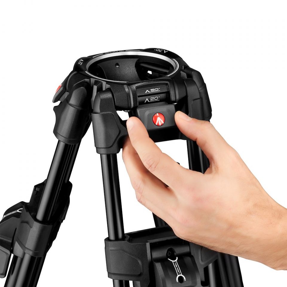 Manfrotto 645 Fast Twin Leg Aluminum Tripod