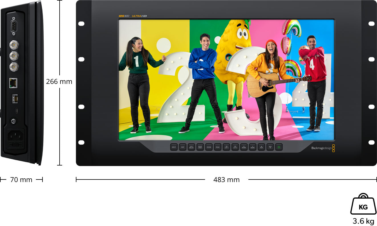 Blackmagic Design SmartView 4K G3 UHD Monitor