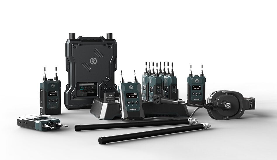 Hollyland SOLIDCOM M1 Full-duplex Wireless Intercom Solution (8 Beltpacks)