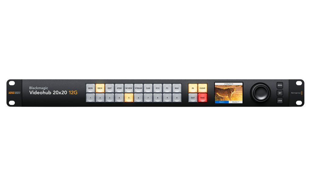 Blackmagic Design Videohub 20x20 12G SDI Router