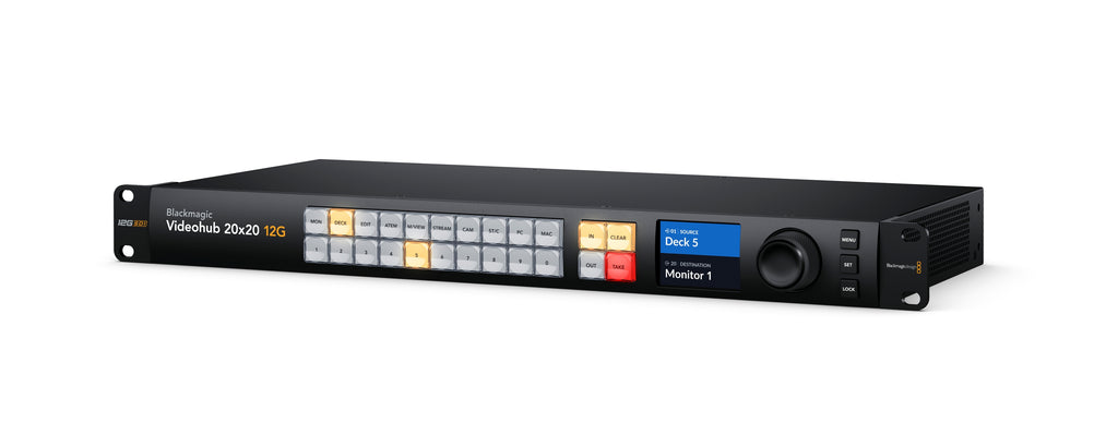 Blackmagic Design Videohub 20x20 12G SDI Router