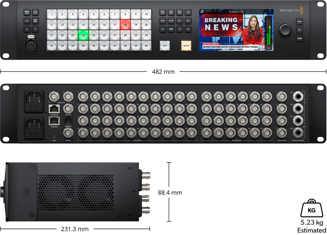 Blackmagic Design ATEM 4 M/E Constellation HD 3G SDI Switcher