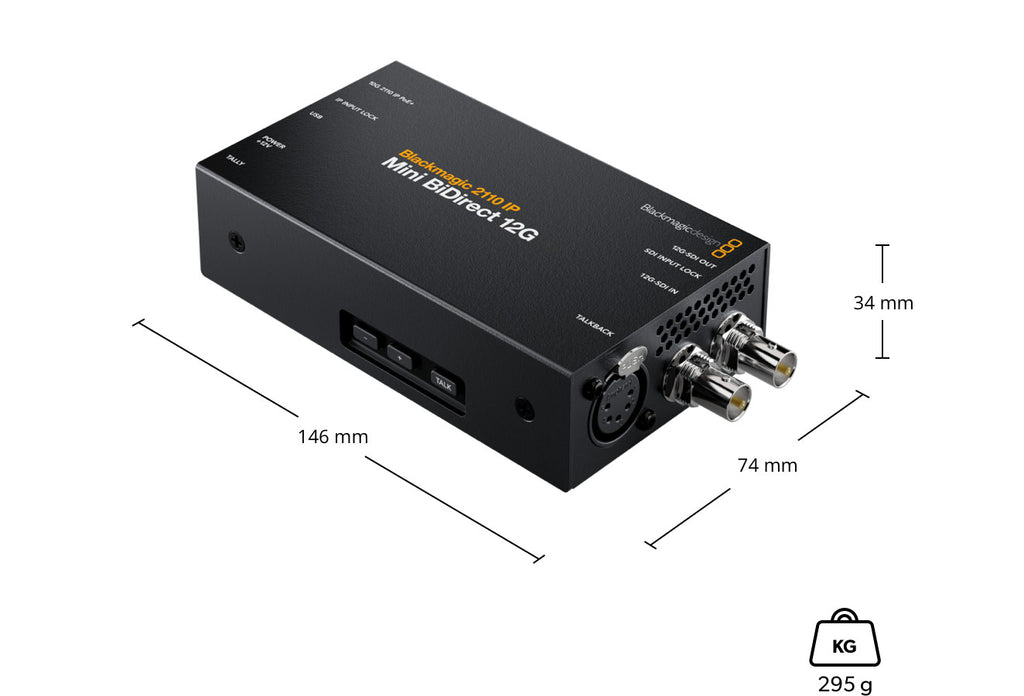 Blackmagic Design 2110 IP Mini BiDirect 12G SFP Converter
