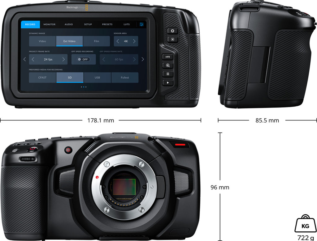 Blackmagic Design Pocket Cinema Camera 4K - MFT Mount