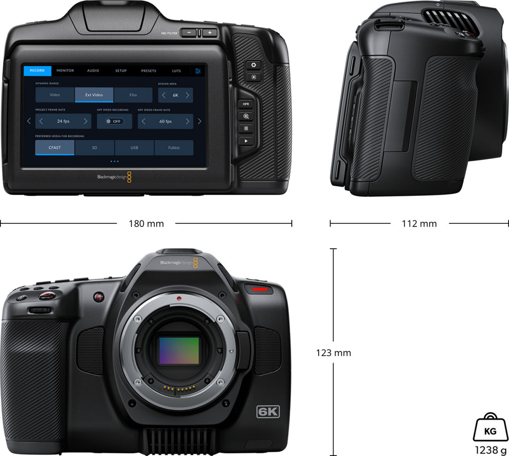 Blackmagic Design Pocket Cinema Camera 6K Pro