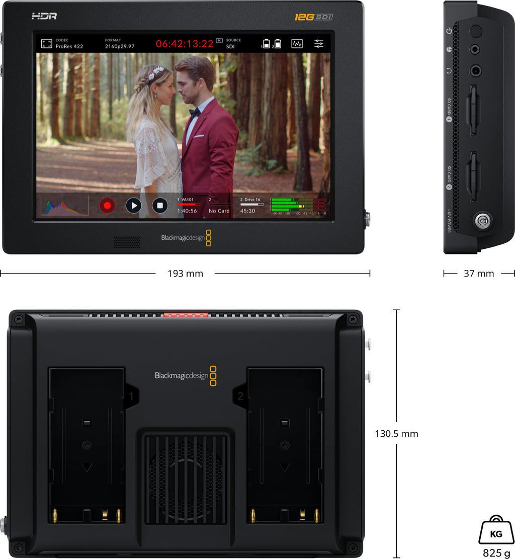 Blackmagic Design Video Assist 12G HDR Monitor / Recorder - 7in