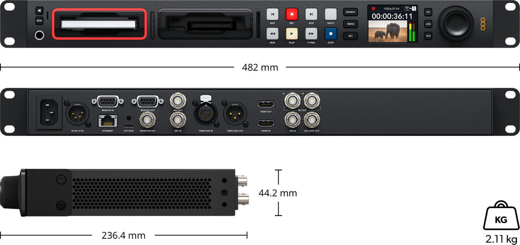 Blackmagic Design HyperDeck Studio HD Pro