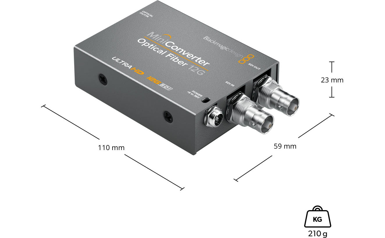 Blackmagic Design Mini Converter - Optical Fiber 12G