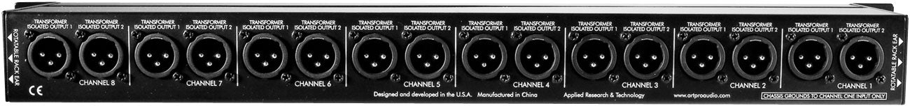 ART S8-3Way 8-Channel 3-Way Mic Splitter