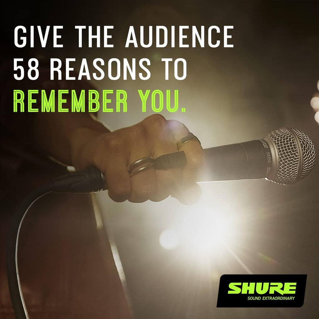 Shure SM58 Cardioid Dynamic Vocal Microphone