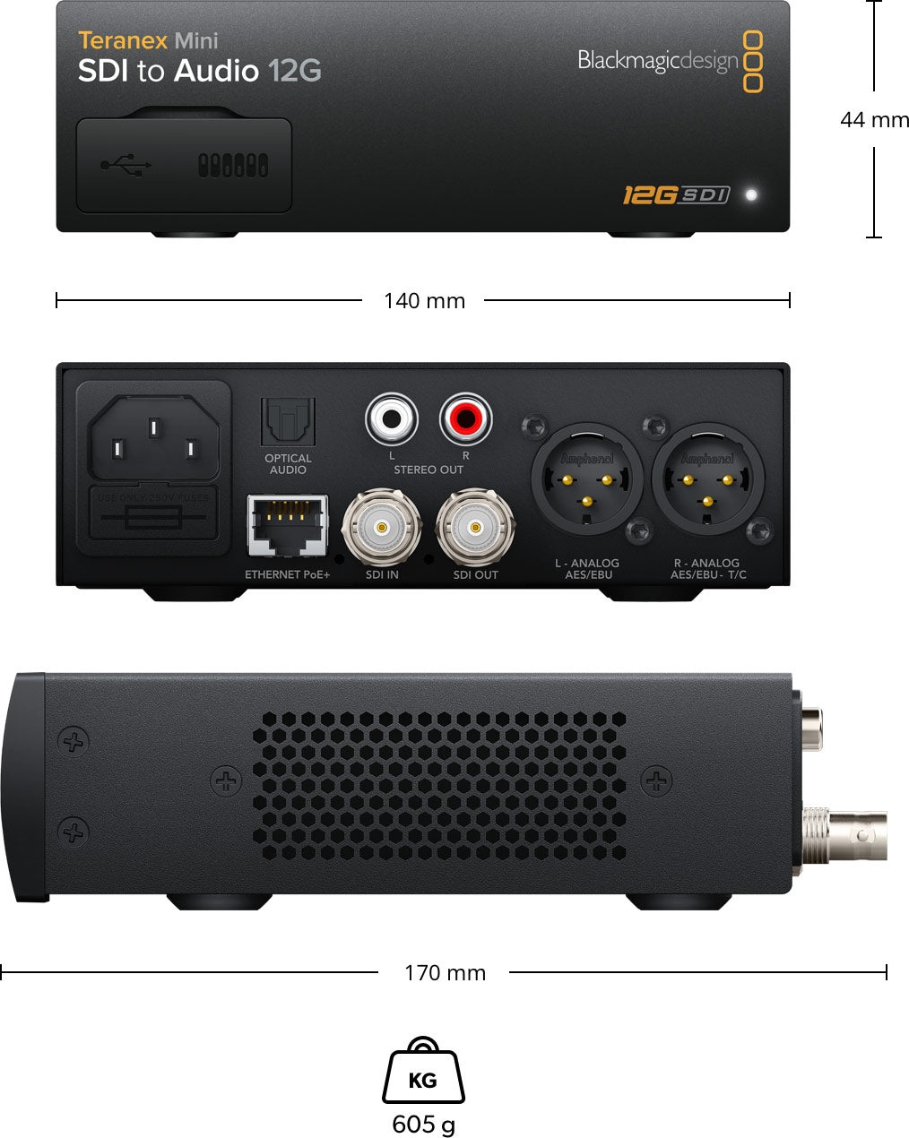 Blackmagic Design Teranex Mini - SDI to Audio 12G